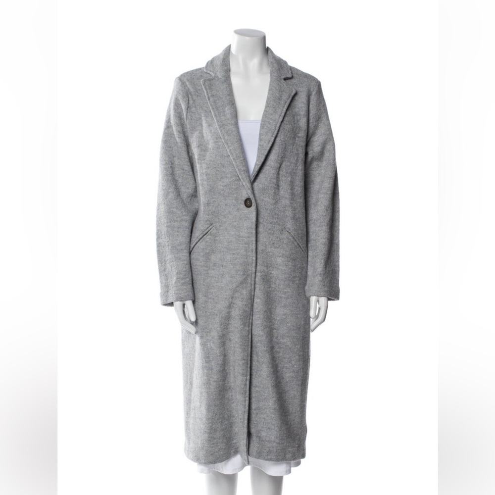 Christian Siriano Gray Long Coat
